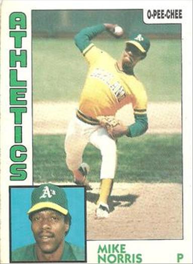 1984 O-Pee-Chee Baseball Cards 049      Mike Norris